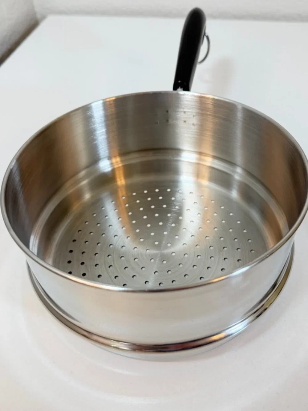 Vintage Revere Ware 7 in Steamer / Strainer Insert for 2 & 3 Qt Saucepans EUC